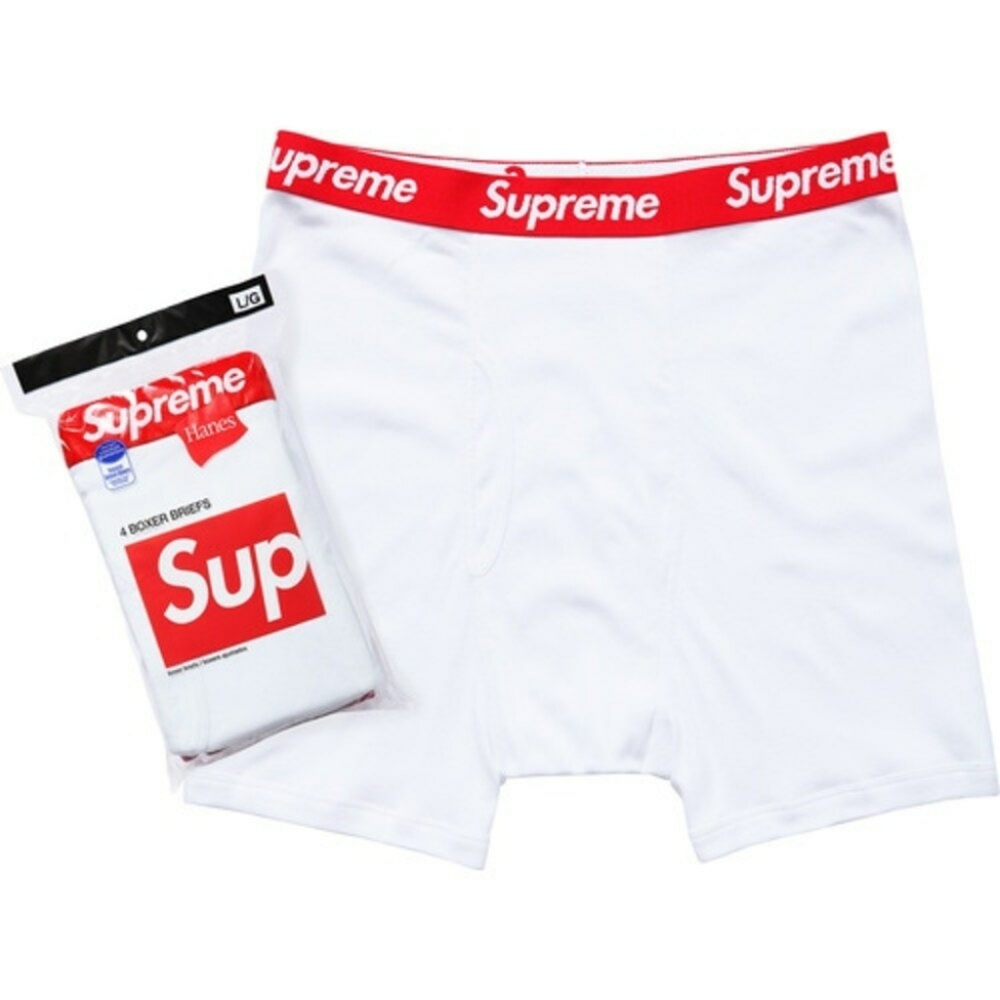 Supreme Hanes Boxer Briefs 4pack Large